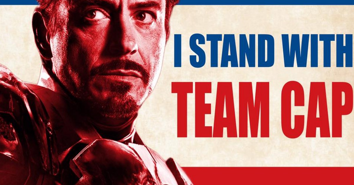 Robert Downey Jr. Stands With #TeamCap