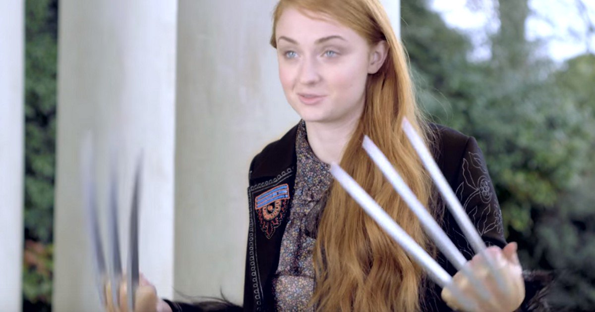 Watch: Sophie Turner Impersonate Jon Snow, Wolverine & More