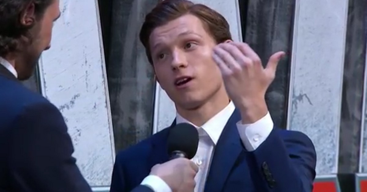 Watch: Tom Holland Says Spider-Man Costume Is Amazing