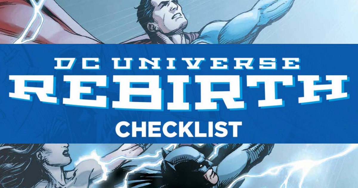 DC Comics Rebirth Checklist