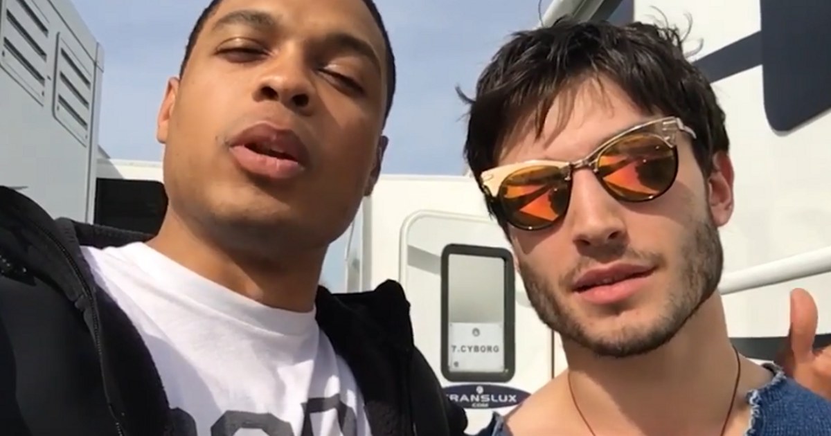 Watch: Justice League’s Ezra Miller & Ray Fisher “Rezpect Our Water” Message