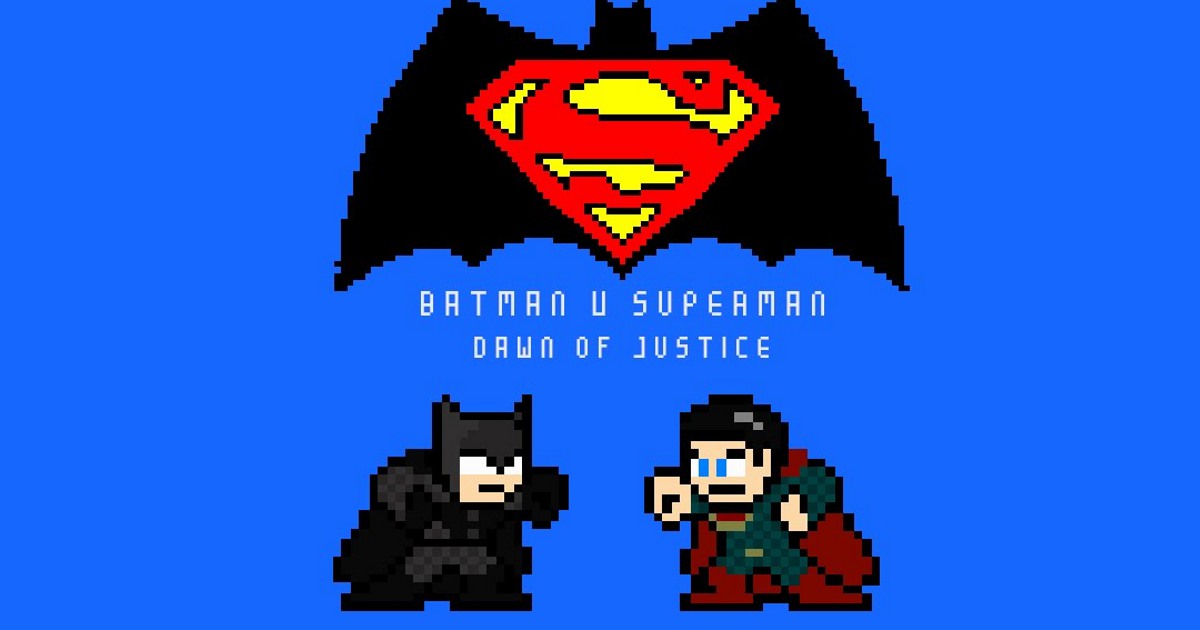 Watch: Batman vs. Superman 8-Bit Version