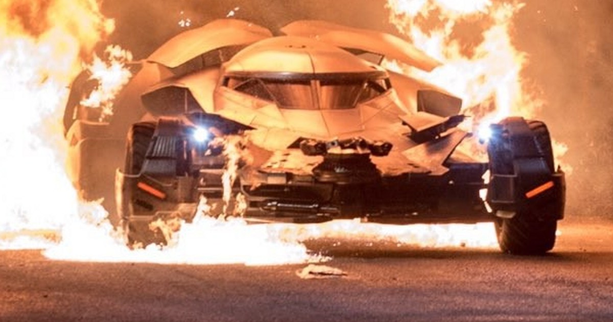 Cool New Batman Vs. Superman Batmobile Image