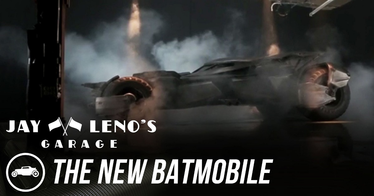 Watch: Jay Leno Introduces The New Batmobile With Zack Snyder