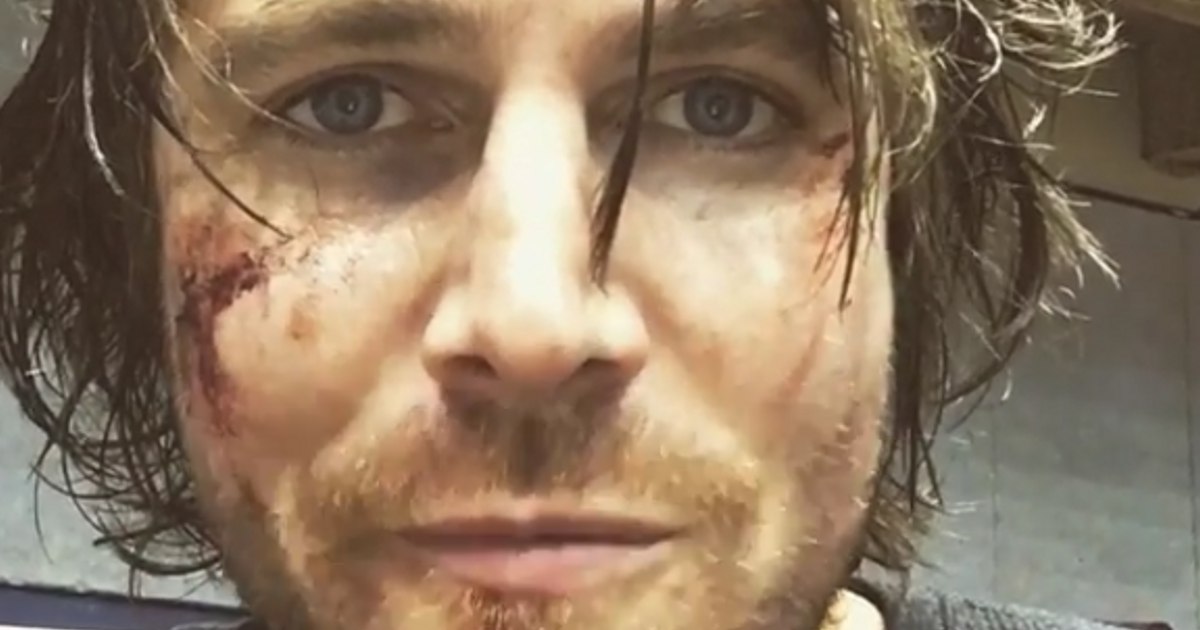 arrow-season-5-stephen-amell-set-video