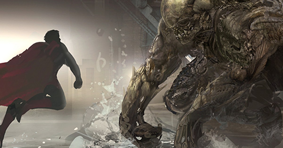 Super Cool Batman Vs. Superman Concept Art Includes Doomsday