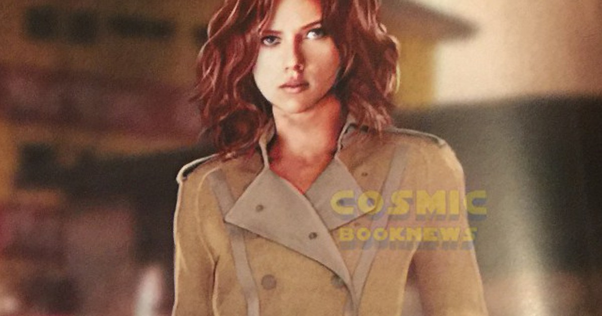 Captain America: Civil War Scarlett Johansson Black Widow Concept Art