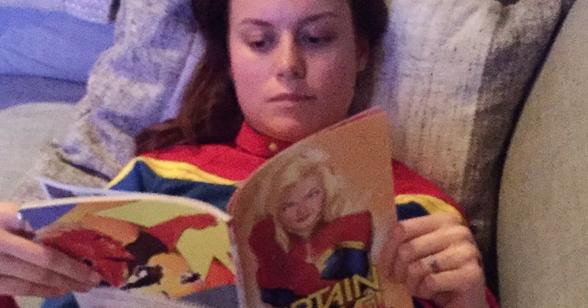 Brie Larson Teases Captain Marvel Costume