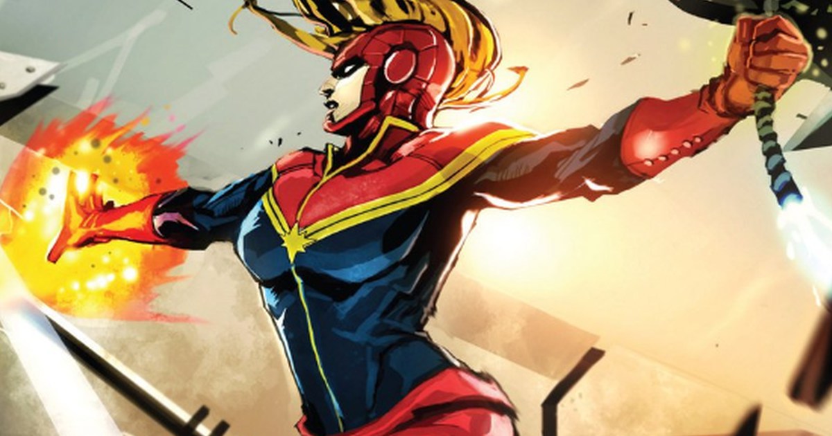 Brie Larson Captain Marvel Costume Fan Art