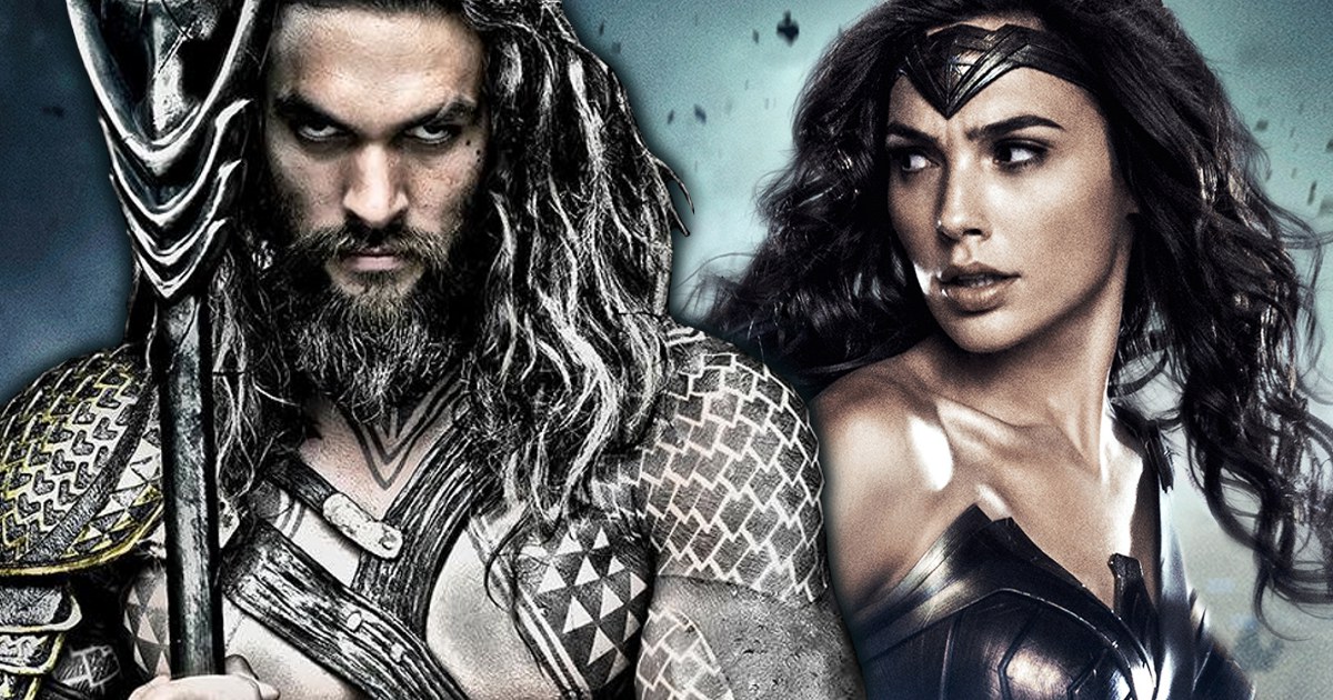 Gal Gadot & Jason Momoa Behind-The-Scenes At Justice League