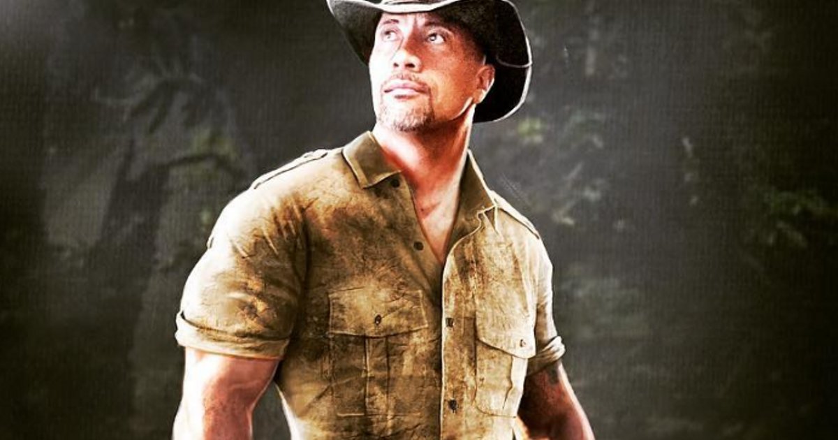 Dwayne Johnson Jumanji Concept Art & Character Revealed