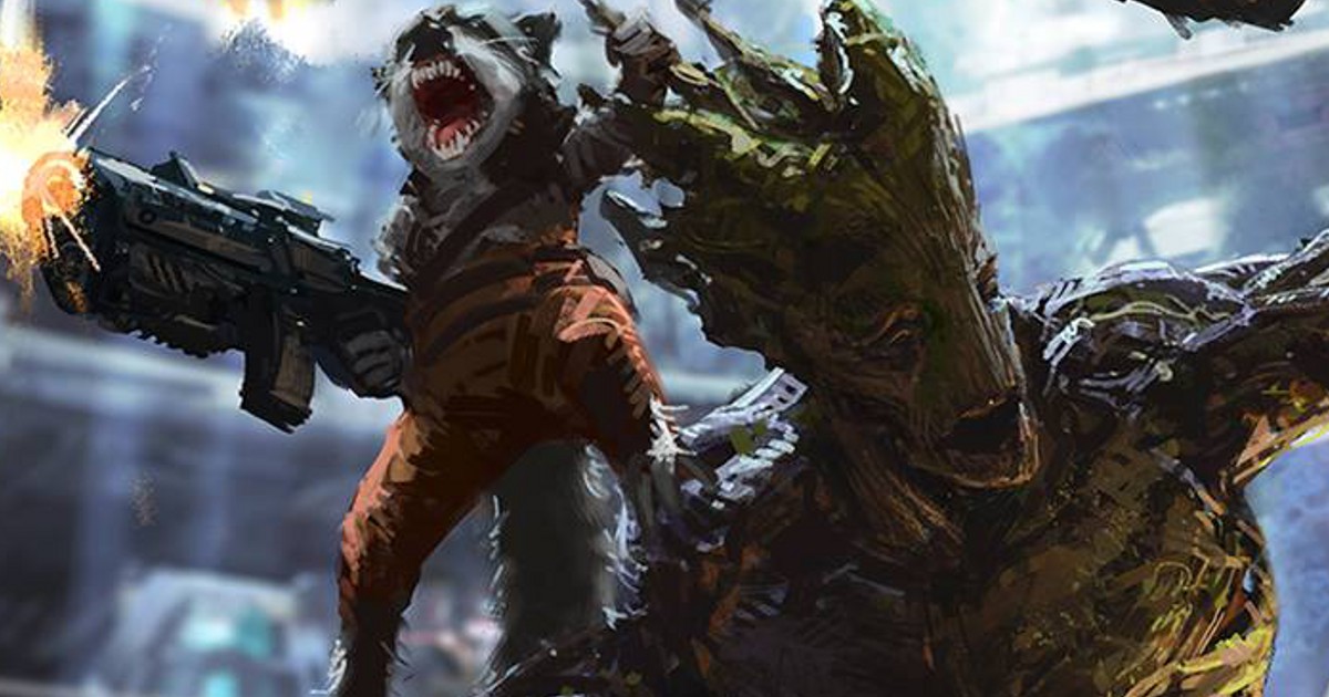 Guardians of the Galaxy Art Surfaces: Rocket, Groot, Korath & More