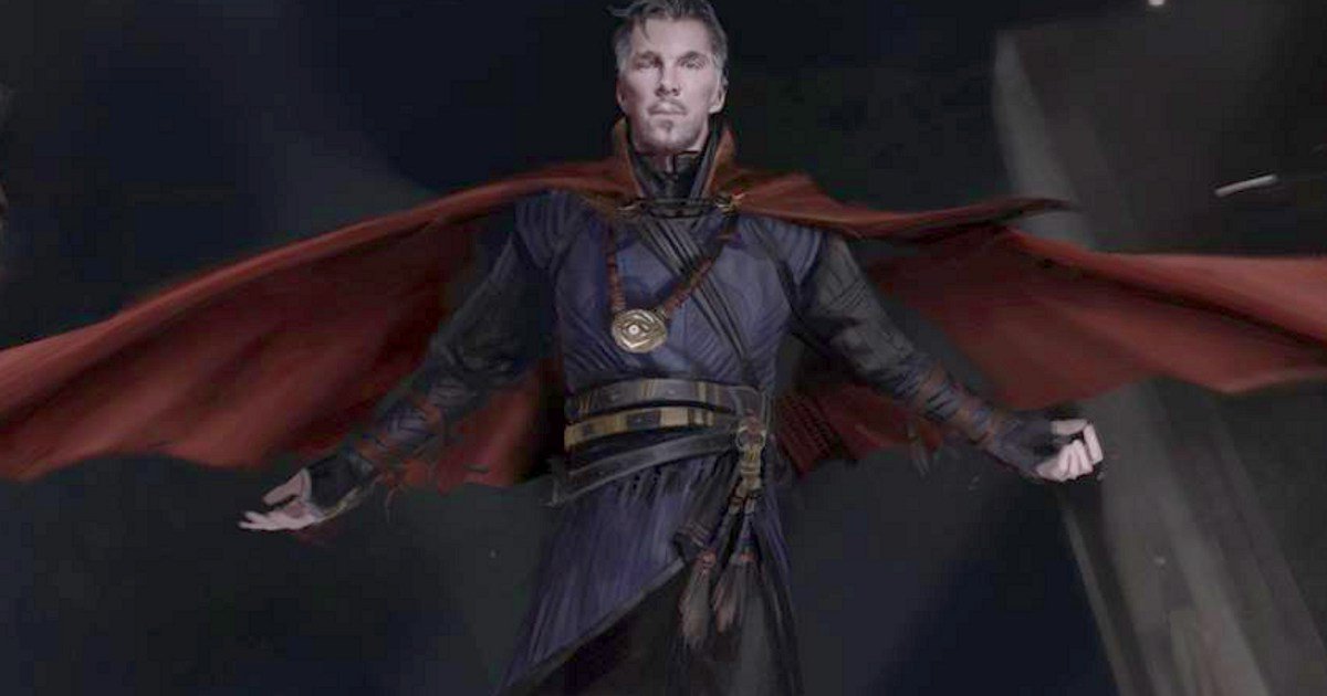 Doctor Strange Benedict Cumberbatch and Chiwetel Ejiofor Concept Art