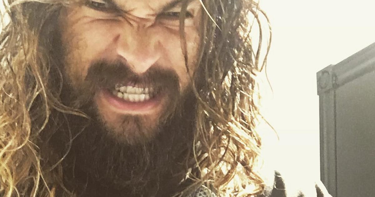 Aquaman Jason Momoa Drinks Beer & Throws Axes