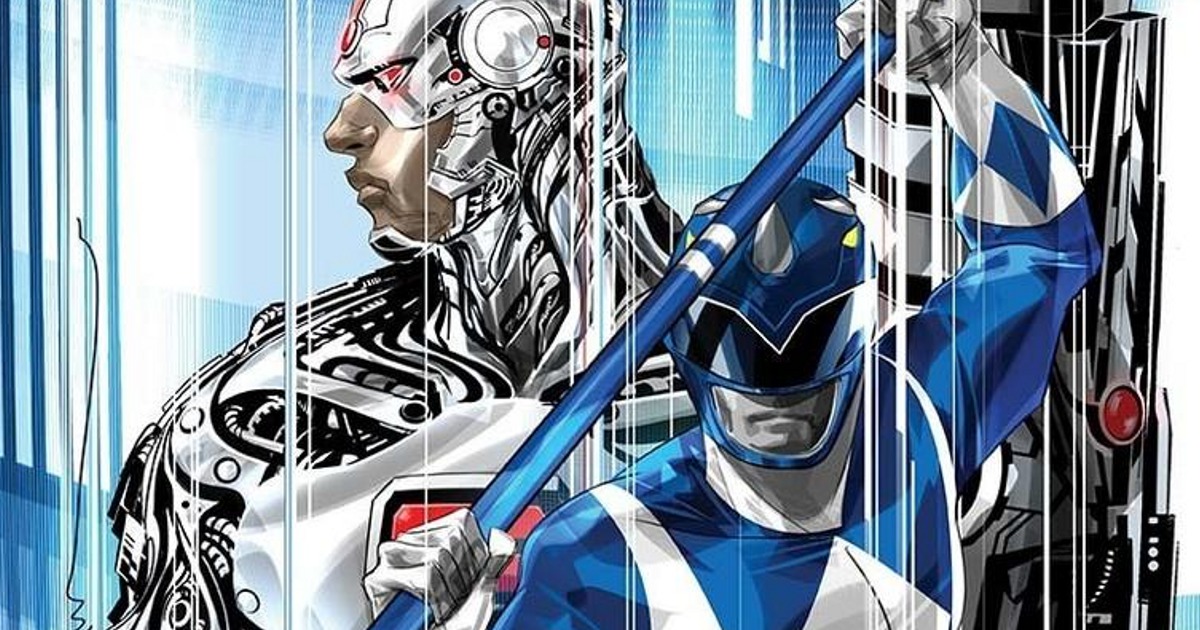 Justice League / Power Rangers Variant Covers