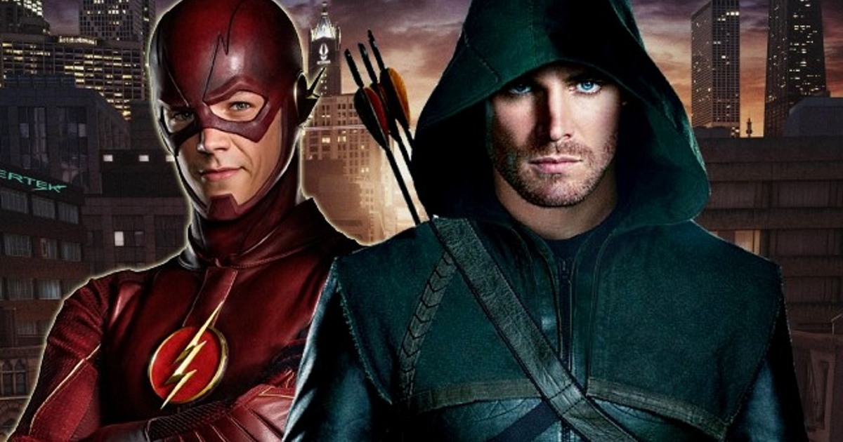 Exclusive Stephen Amell Arrow and Grant Gustin Flash Statues Revealed