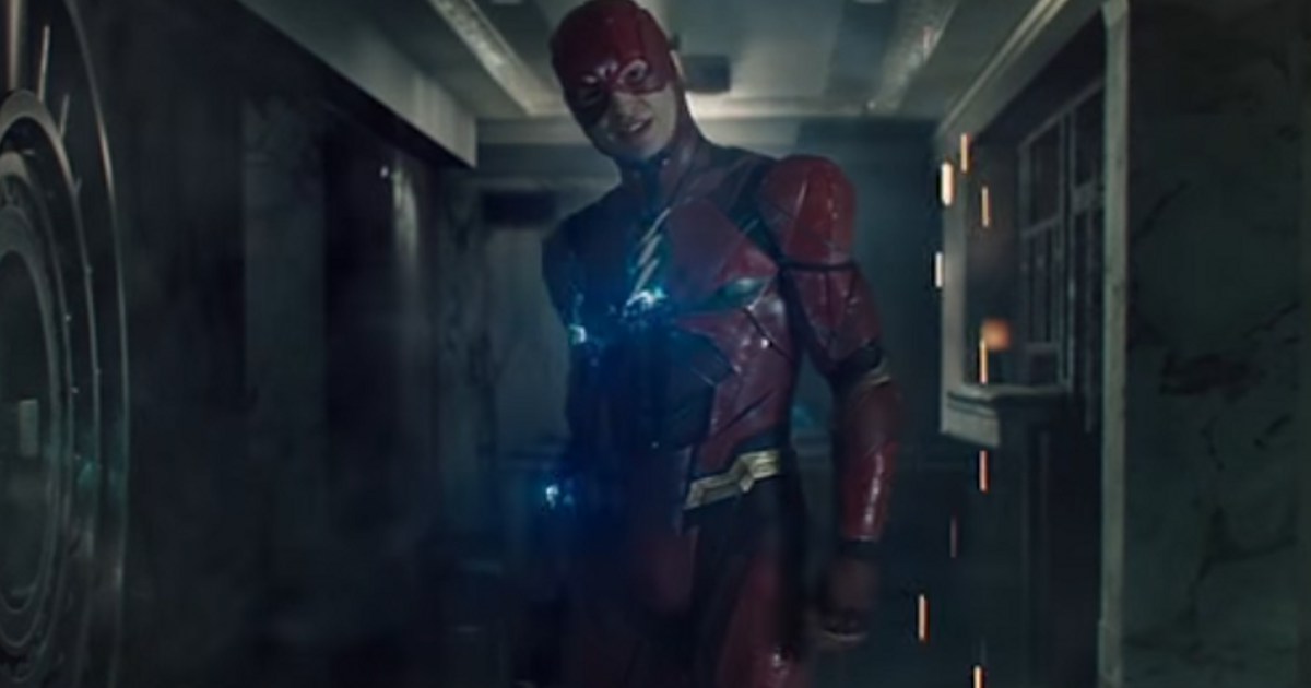 Ezra Miller The Flash Suicide Squad Behind-The-Scenes Image