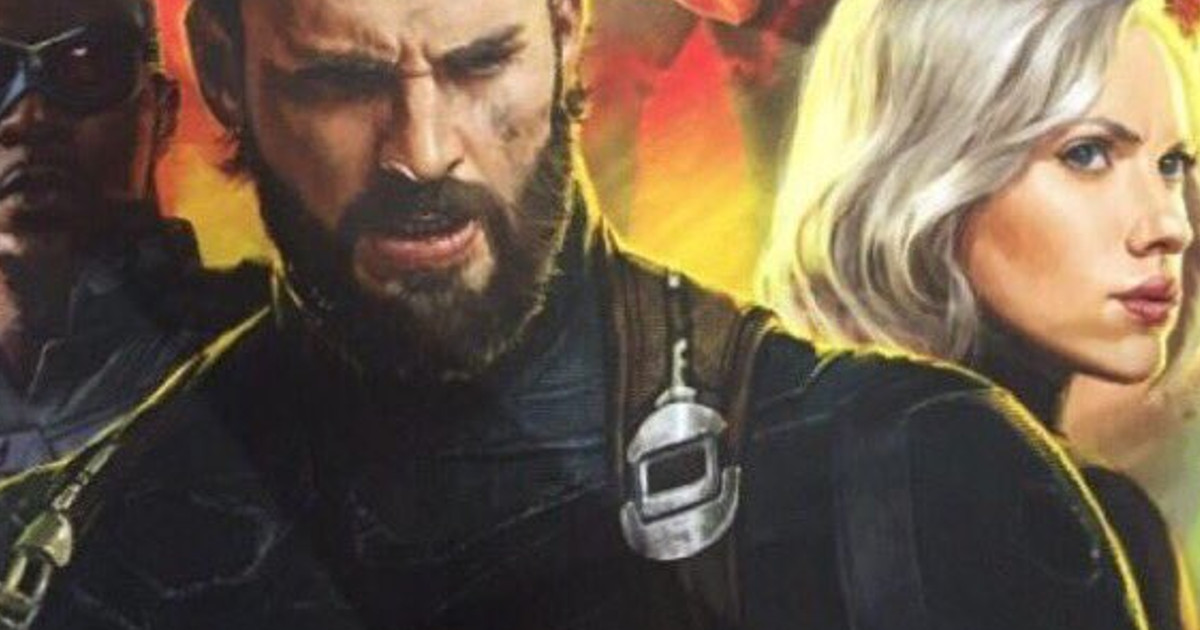 The Avengers: Infinity War Poster Features Bearded Captain America