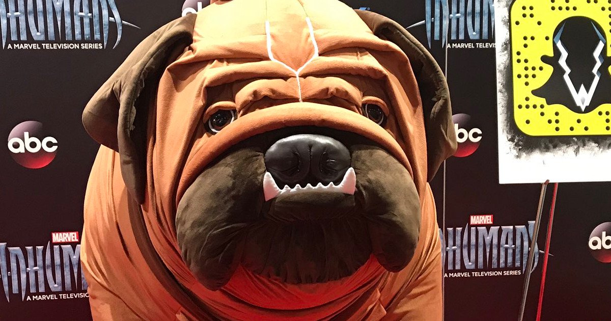 Marvel’s Inhumans Reveals Giant Lockjaw Plush