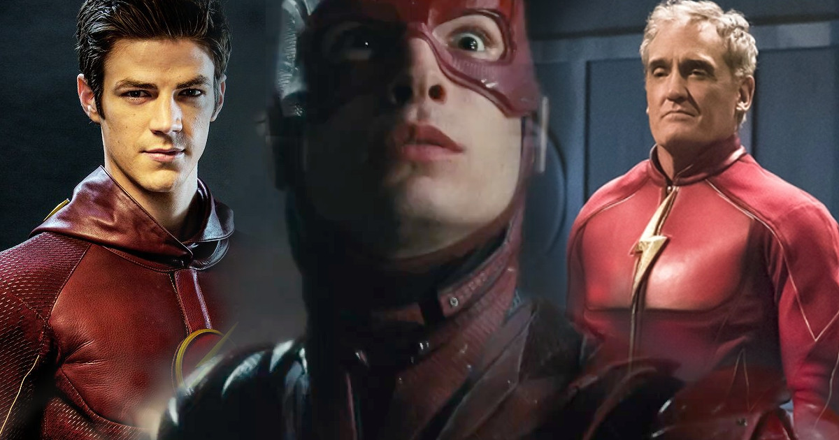 Grant Gustin & John Wesley Shipp Defend The Flash Ezra Miller!