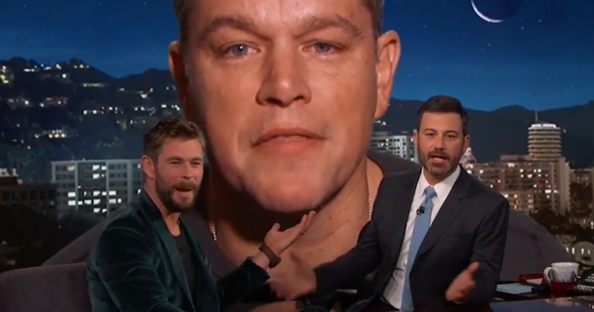 Matt Damon Thor Ragnarok Jimmy Kimmel