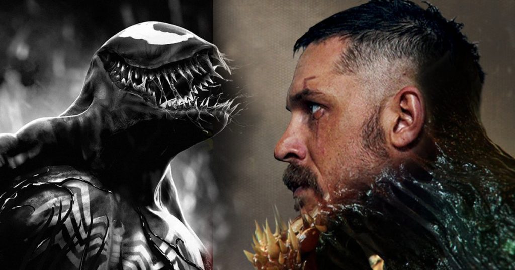 Tom Hardy Rides A Motorcycle In Venom Movie Set Images