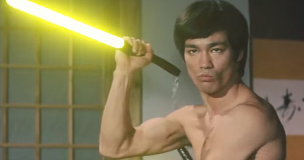 Awesome: Watch Bruce Lee Lightsaber Video
