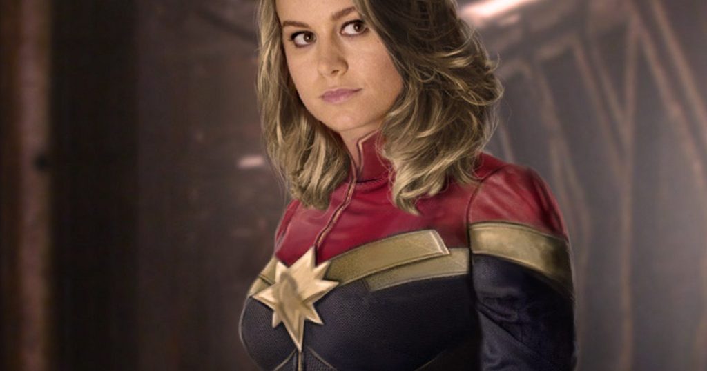 First Look At Brie Larson In Costume As Captain Marvel