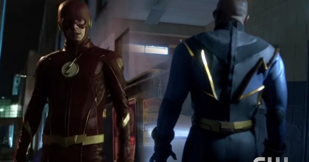 The Flash "Trial of The Flash"  & Black Lightning Clips