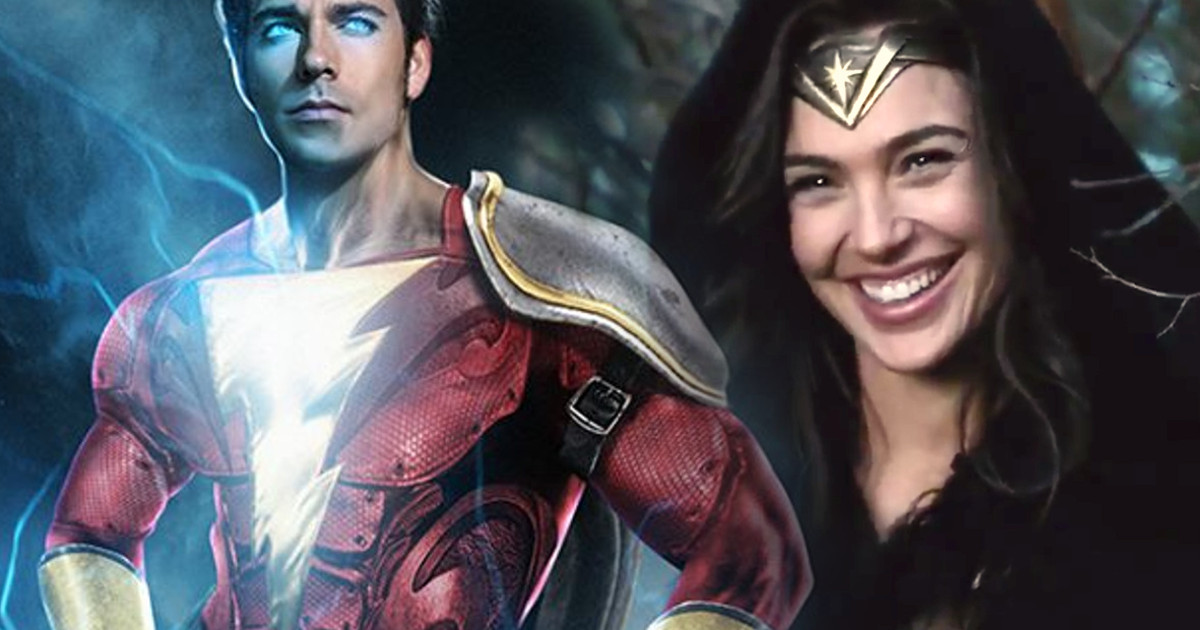 Shazam Updates on X: Gal Gadot as Wonder Woman behind the scenes