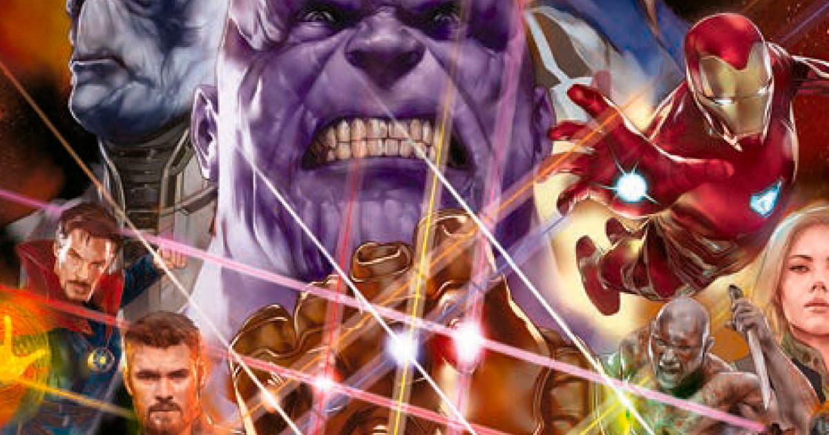 Awesome Avengers: Infinity War Promo Art In Style Of Infinity Gauntlet #1