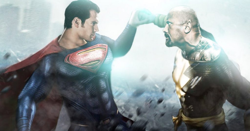 Henry Cavill's Superman Teams Up With Shazam To Fight The Rock's Black Adam  In DC Movie Fan Trailer