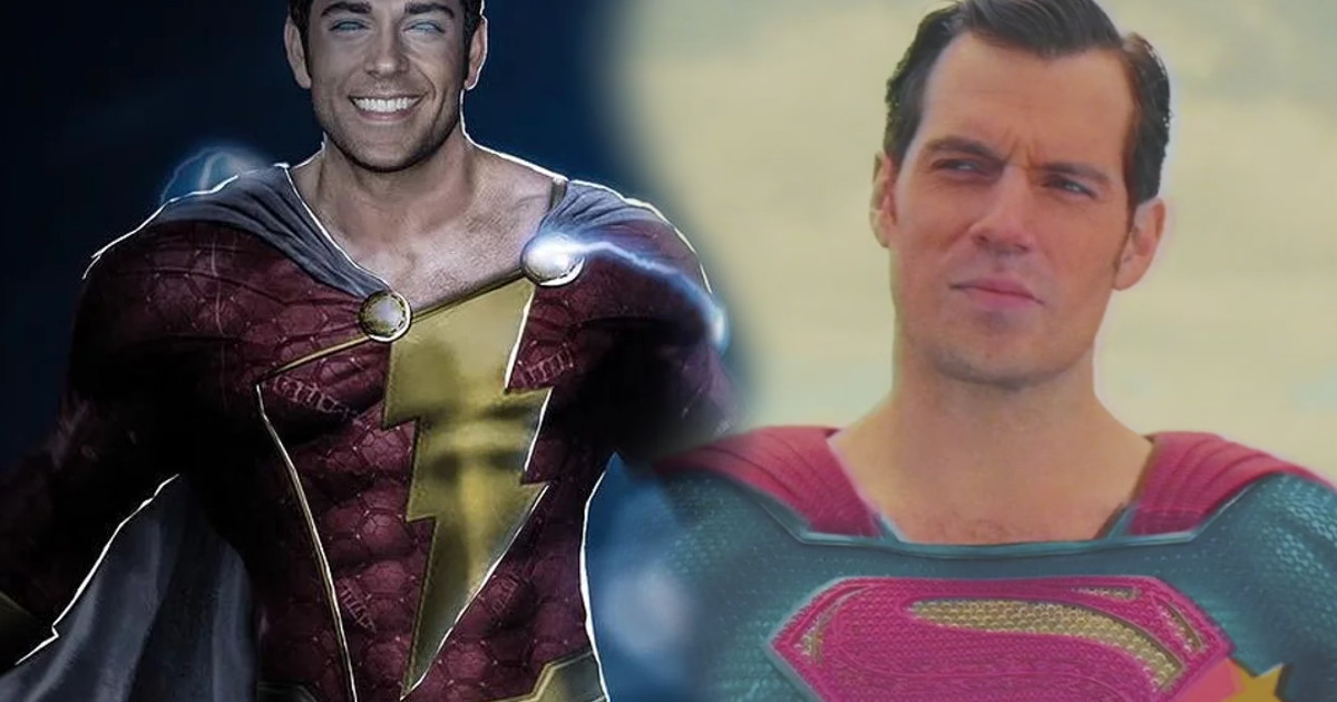 Zachary Levi Feels For Henry Cavill With Shazam Mustache