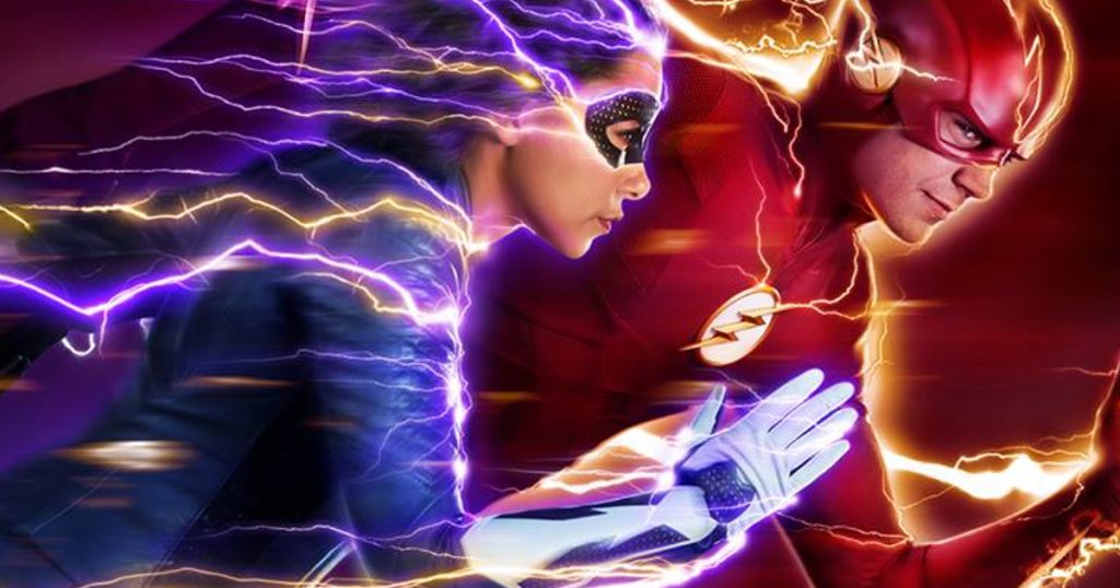 The Flash vs Nora In New Season 5 Poster