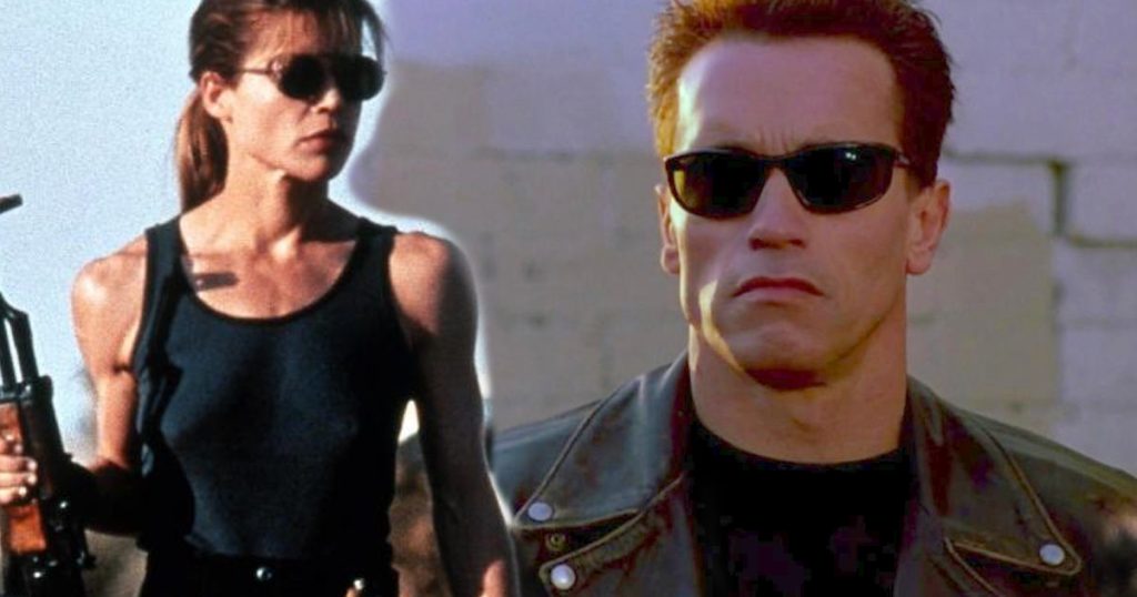 Terminator 6 First Look Arnold Schwarzenegger and Linda Hamilton