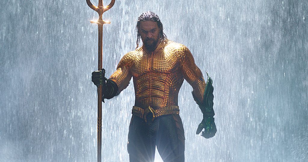 Aquaman: Jason Momoa High Res Orange and Green Costume