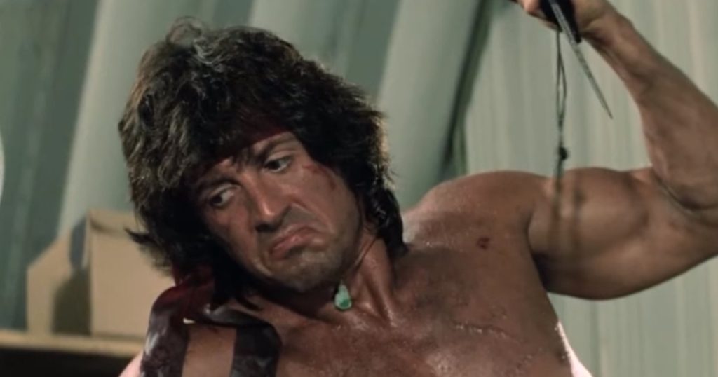 Sylvester Stallone Shows Off Rambo 6 Knife