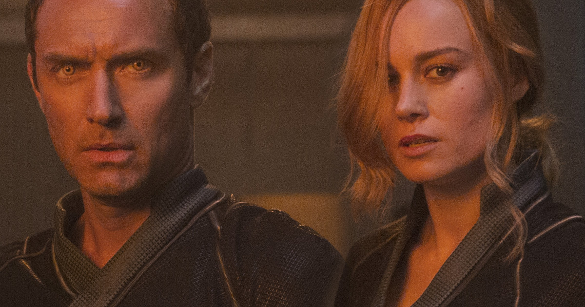 Captain Marvel: New Brie Larson and Jude Law Image
