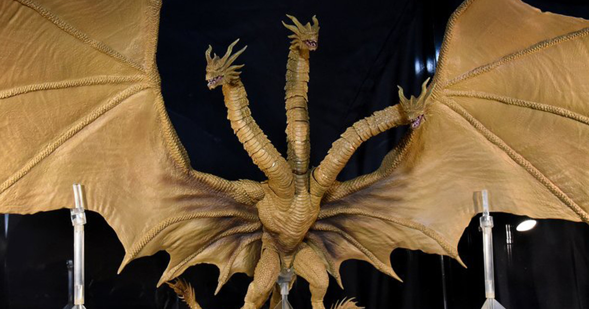 Godzilla: King of the Monsters Figures Reveal King Ghidorah, Mothra, Rodan