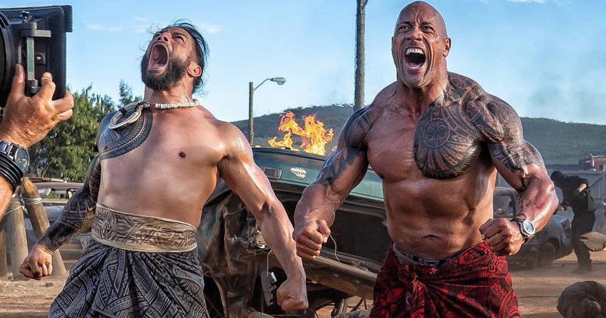 First Look: Hobbs and Shaw With Dwayne Johnson and Roman Reigns