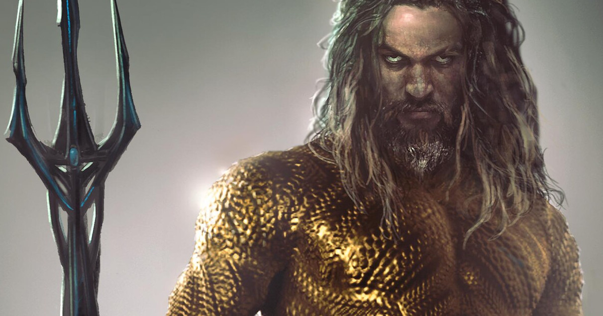 Justice League Aquaman Concept Art of Orange Suit