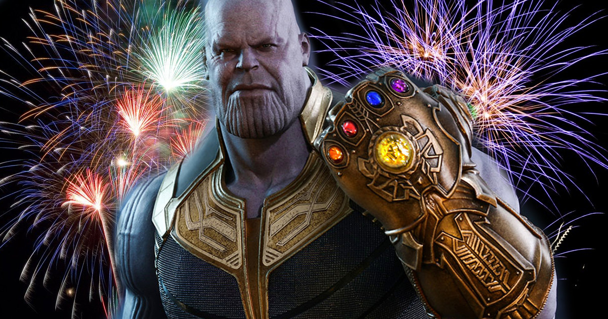 Marvel Celebrates New Year With Infinity Stone Fireworks