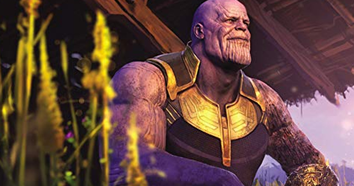 Thanos Smiles On Avengers: Endgame Art Book