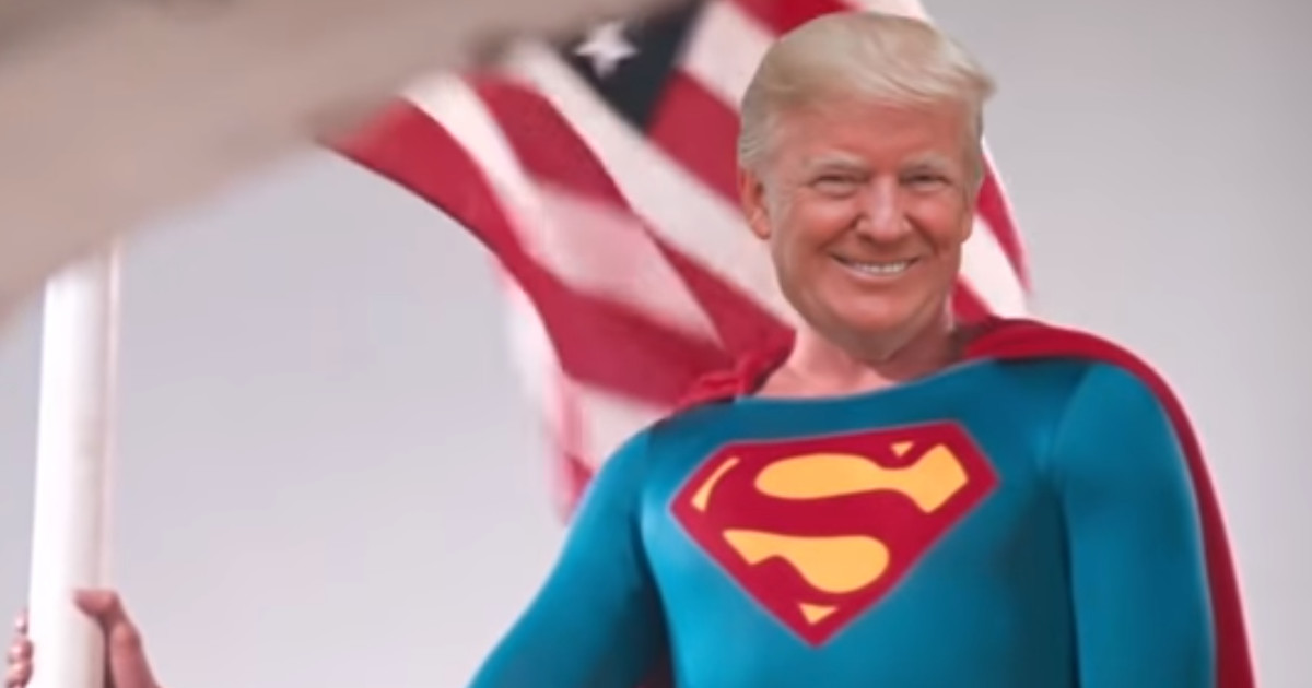 Trump As Superman Video Goes Viral Following Mueller Report