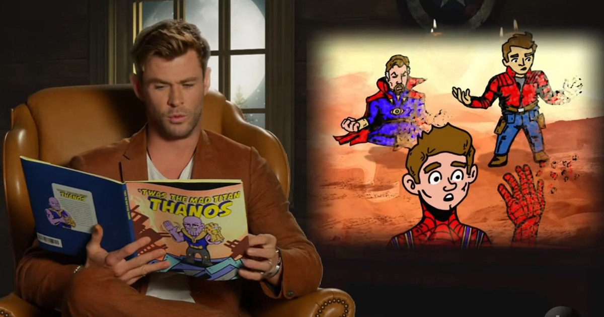 Watch: Avengers: Endgame Cast Reads Thanos Infinity War Children’s Book