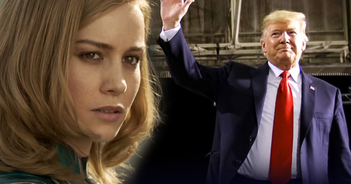 Captain Marvel Brie Larson Deleted Scene Attacks Trump and White Dudes