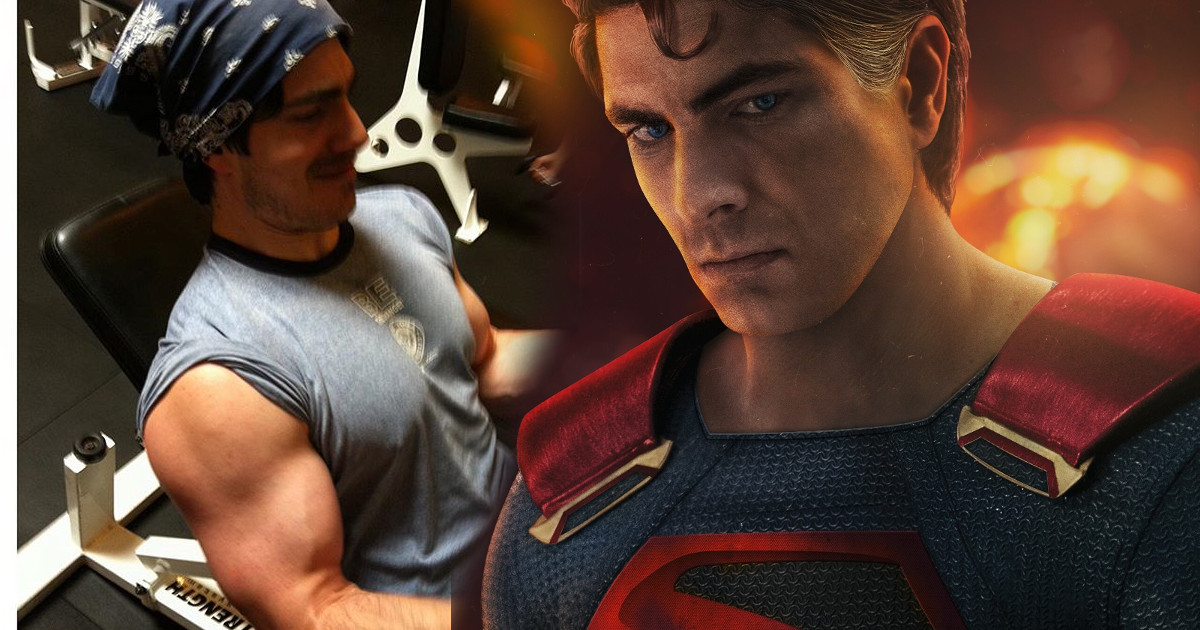 Brandon Routh In Training For Superman For Crisis On Infinite Earths