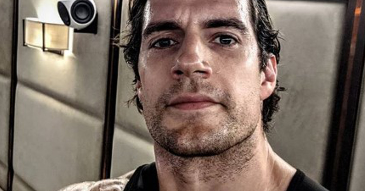 Henry Cavill All Sweaty For Dog Day