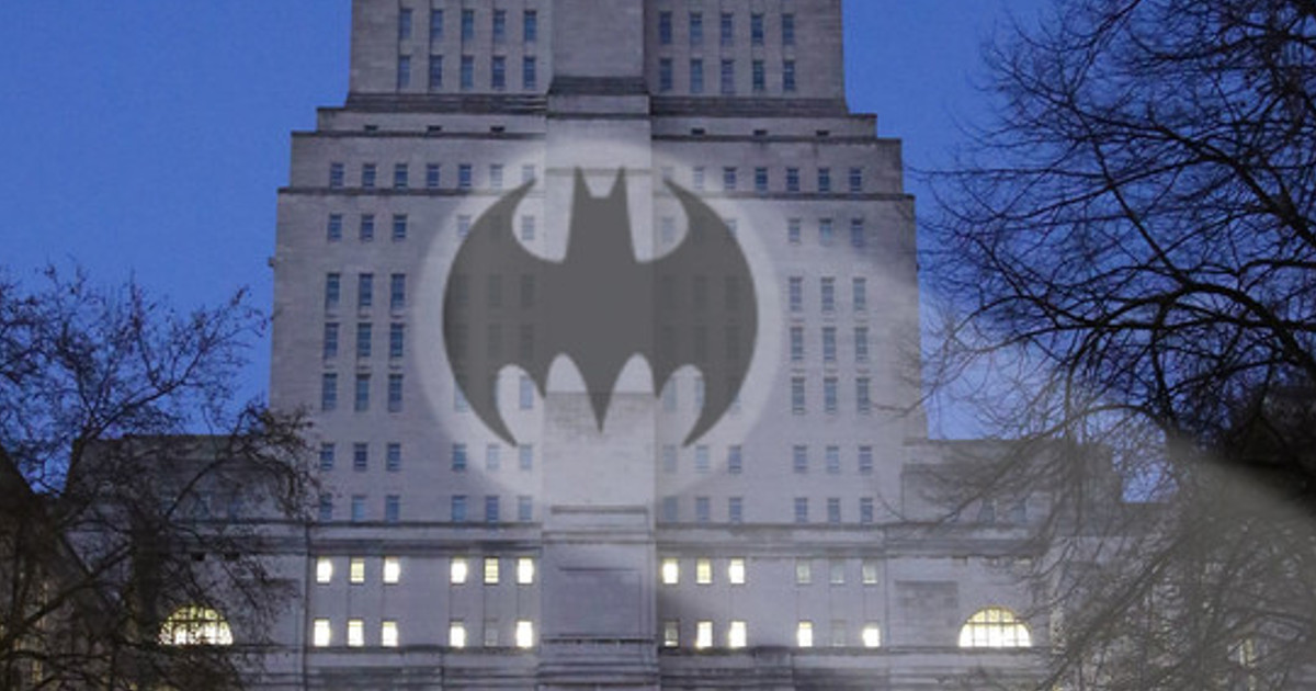 DC Shining Bat-Signal For Batman Day