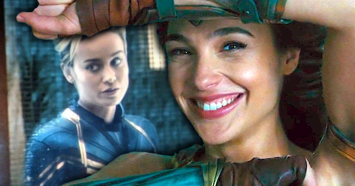 Gal Gadot Wonder Woman Whips Brie Larson Captain Marvel In Poll